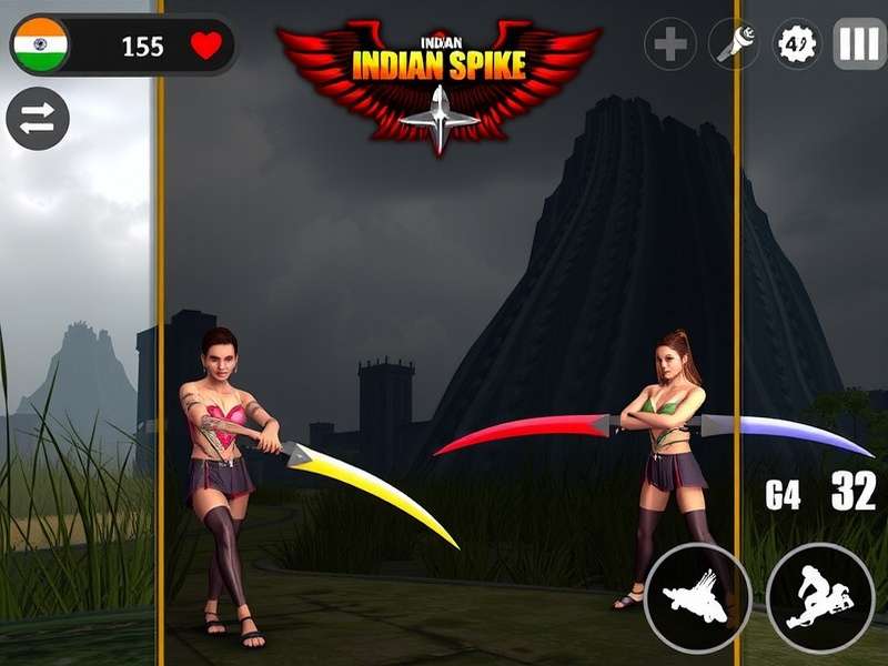 Indian Spike Warrior Pro character customization